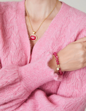 Load image into Gallery viewer, Spartina 449 Stone Stretch Bracelet 8mm Pink
