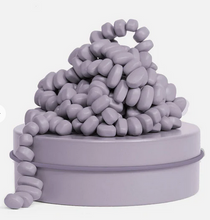 Load image into Gallery viewer, Purple textured object on a white background
