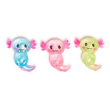 Load image into Gallery viewer, Squishy Glitter Axolotl Toy  - Assorted colors

