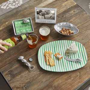 Mariposa Stacked Football Bottle Opener