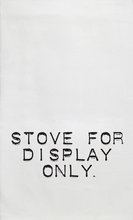Load image into Gallery viewer, Stove Display Only White Tea Towel
