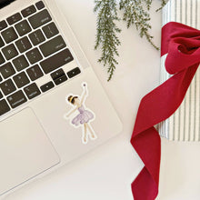 Load image into Gallery viewer, watercolor style Sugarplum Fairy Sticker
