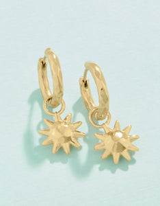 Spartina 449 Sunshine Convertible Hoop Earrings