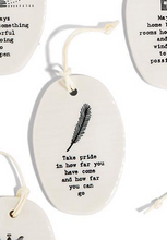 Load image into Gallery viewer, Sweet Sayings Oval Ornaments

