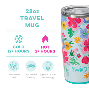 Swig Island Bloom Travel Mug (22oz)
