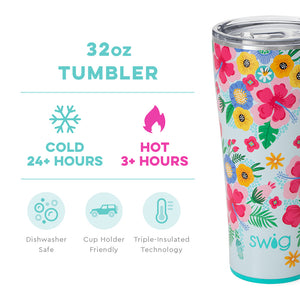 Swig Island Bloom Tumbler (32oz)