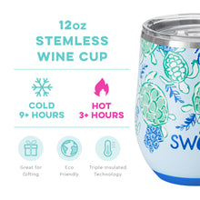 Load image into Gallery viewer, Swig Shell Yeah Stemless Wine Cup (12oz)
