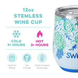 Swig Shell Yeah Stemless Wine Cup (12oz)