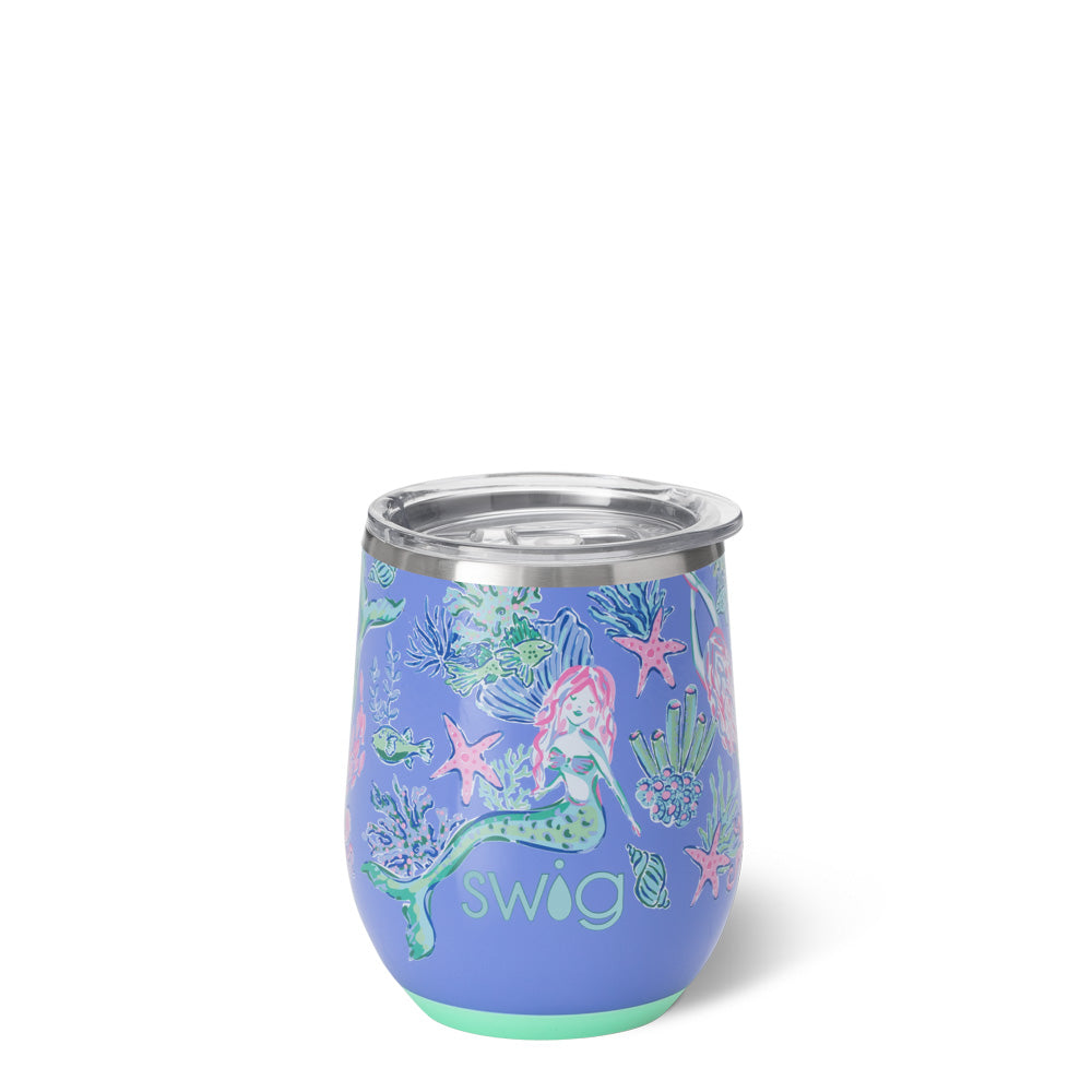 Swig Under The Sea Stemless Wine Cup (12oz)