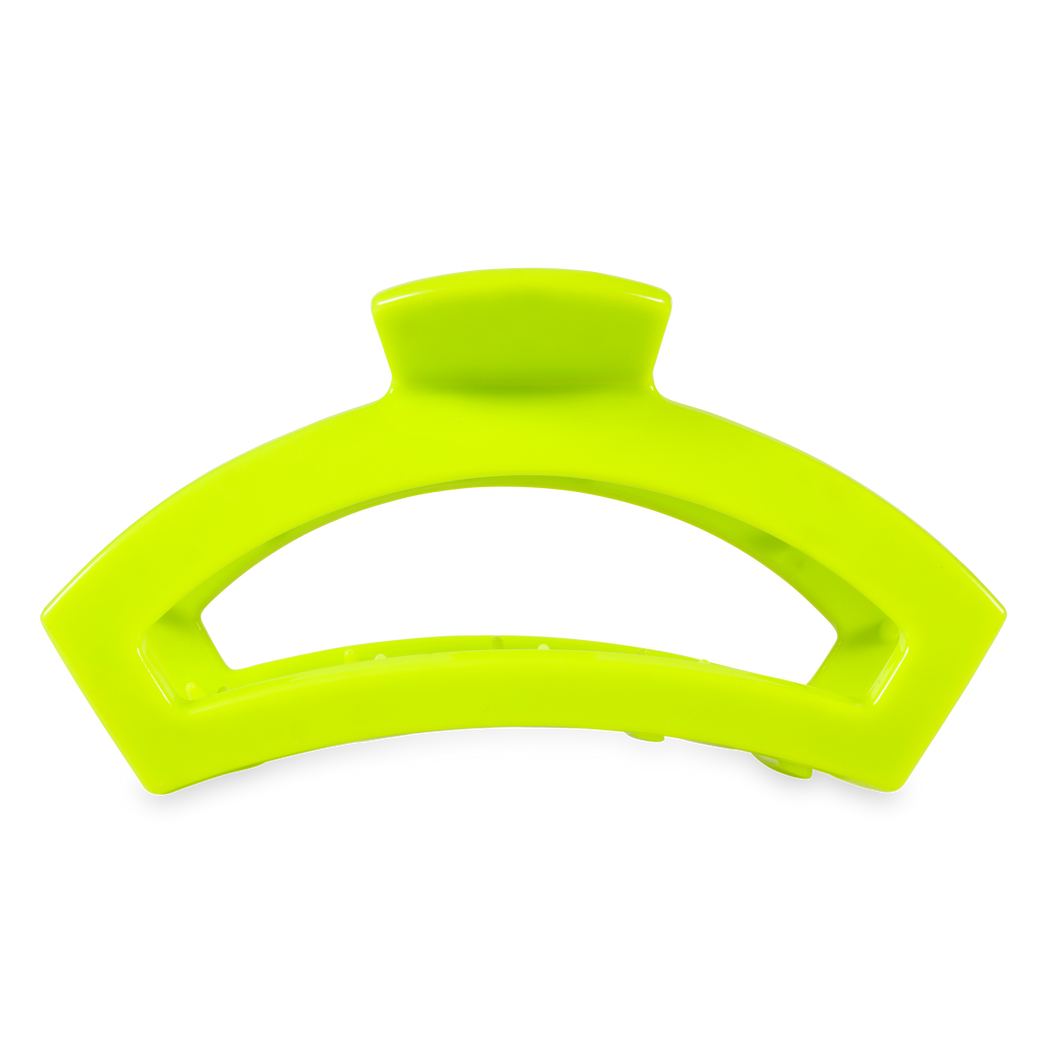 neon green hair clip