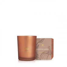 Load image into Gallery viewer, Thymes Pumpkin Laurel 2oz Votive Candle
