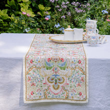 Load image into Gallery viewer, Juliska Sofia Table Runner set on a table with a white table cloth

