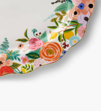Load image into Gallery viewer, Rifle Paper Garden Party Large Porcelain Serving Platter
