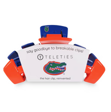 Load image into Gallery viewer, Teleties University of Florida Large Hair Clip
