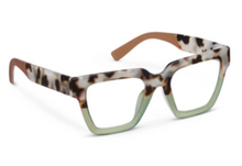 Load image into Gallery viewer, Take A Bow Reading Glasses - Chai Tortoise/Green
