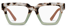 Load image into Gallery viewer, Take A Bow Reading Glasses - Chai Tortoise/Green
