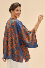 Load image into Gallery viewer, Tapestry Kimono Jacket Denim
