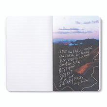 Load image into Gallery viewer, writing prompt illustration and text set next to lined page 
