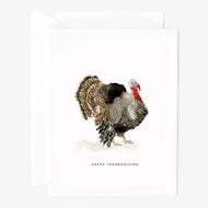 Thanksgiving Turkey Greeting Card and envelope 
