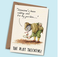 Hester & Cook The Plot Thickens Greeting Card