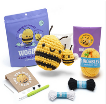 Load image into Gallery viewer, The Woobles Mommy &amp; Me Cornelius the Bee Combo Crochet Kit
