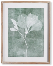 Load image into Gallery viewer, Green and white floral print

