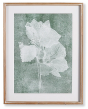 Load image into Gallery viewer, Green and white floral print
