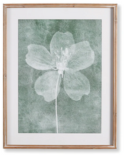 Load image into Gallery viewer, Green and white floral print
