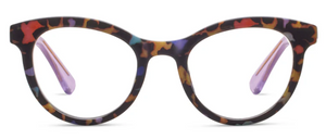 Tribeca Reading Glasses - Peepfetti Tortoise/Purple