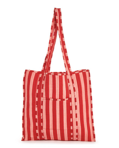 True Tones Printed Cotton Quilted Reversible Tote Bag