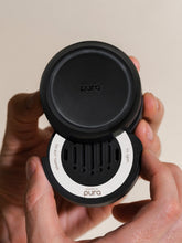 Load image into Gallery viewer, person putting a Cozy Salt Pura Car Diffuser Refill in to a car diffuser
