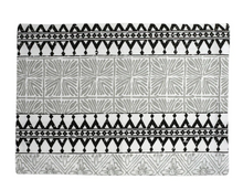 Load image into Gallery viewer, Vietri Bohemian Linens Gray/Black Reversible Placemats - Set of 4 - FINAL SALE
