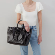 Load image into Gallery viewer, HOBO Sheila East-West Tote Black
