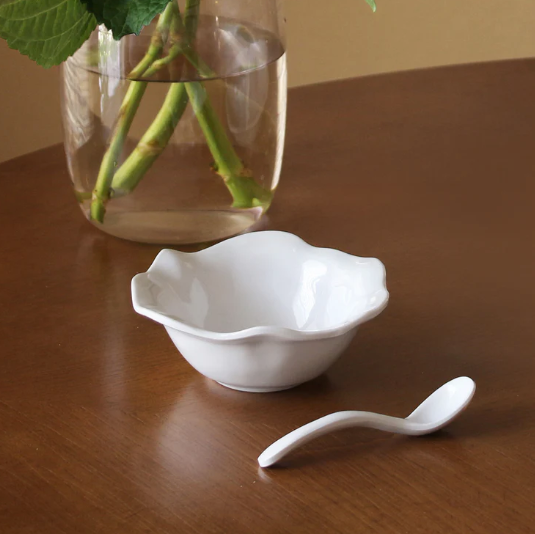 VIDA Havana Mini Bowl with Spoon (White)