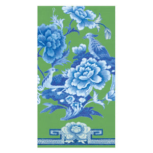Green And Blue Plate Napkins