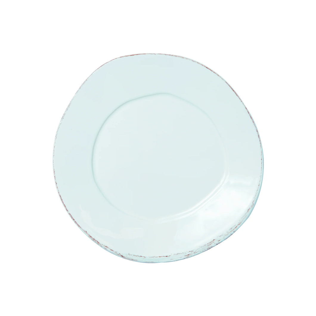 Vietri Lastra Salad Plate - Aqua