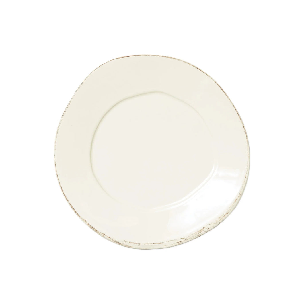 Vietri Lastra Salad Plate - Linen