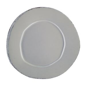 Vietri Lastra American Dinner Plate - Gray