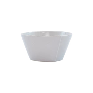 Vietri Lastra Stacking Cereal Bowl - Light Gray