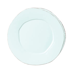 Vietri Lastra European Dinner Plate - Aqua