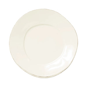 Vietri Lastra European Dinner Plate - Linen