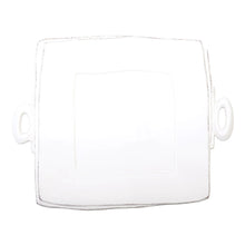 Load image into Gallery viewer, Vietri Lastra Handled Square Serving Platter
