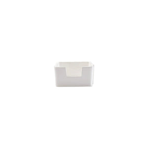 Vietri Lastra White Cocktail Napkin Holder - White