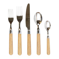 Vietri Albero Oak Flatware Five-Piece Place Setting
