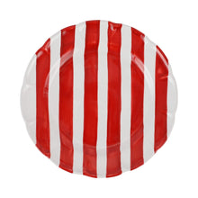 Load image into Gallery viewer, Vietri Amalfitana Stripe Dinner Plate - Red
