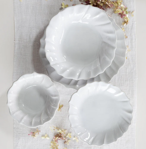 Vietri Incanto Stone 4 piece Place Setting - White