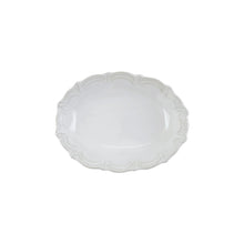Load image into Gallery viewer, Vietri Incanto Stone White Lace Small Oval Bowl
