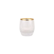 Load image into Gallery viewer, Vietri Natalia Gold Double Old Fashioned
