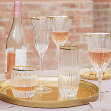 Load image into Gallery viewer, Vietri Natalia Gold Wine Glass
