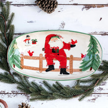 Load image into Gallery viewer, Vietri Old St. Nick Shallow Oval Bowl

